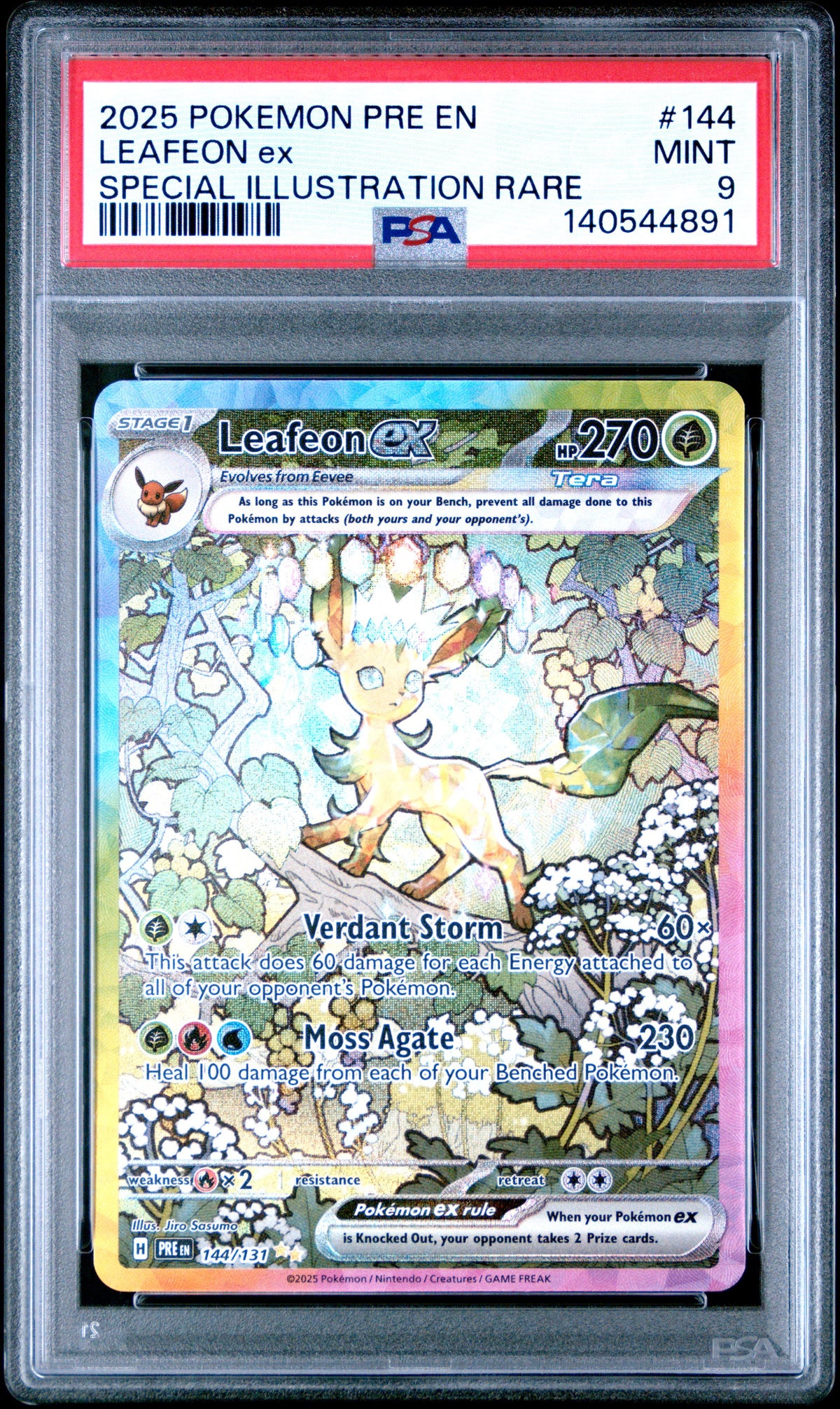 Leafeon ex — PSA 9