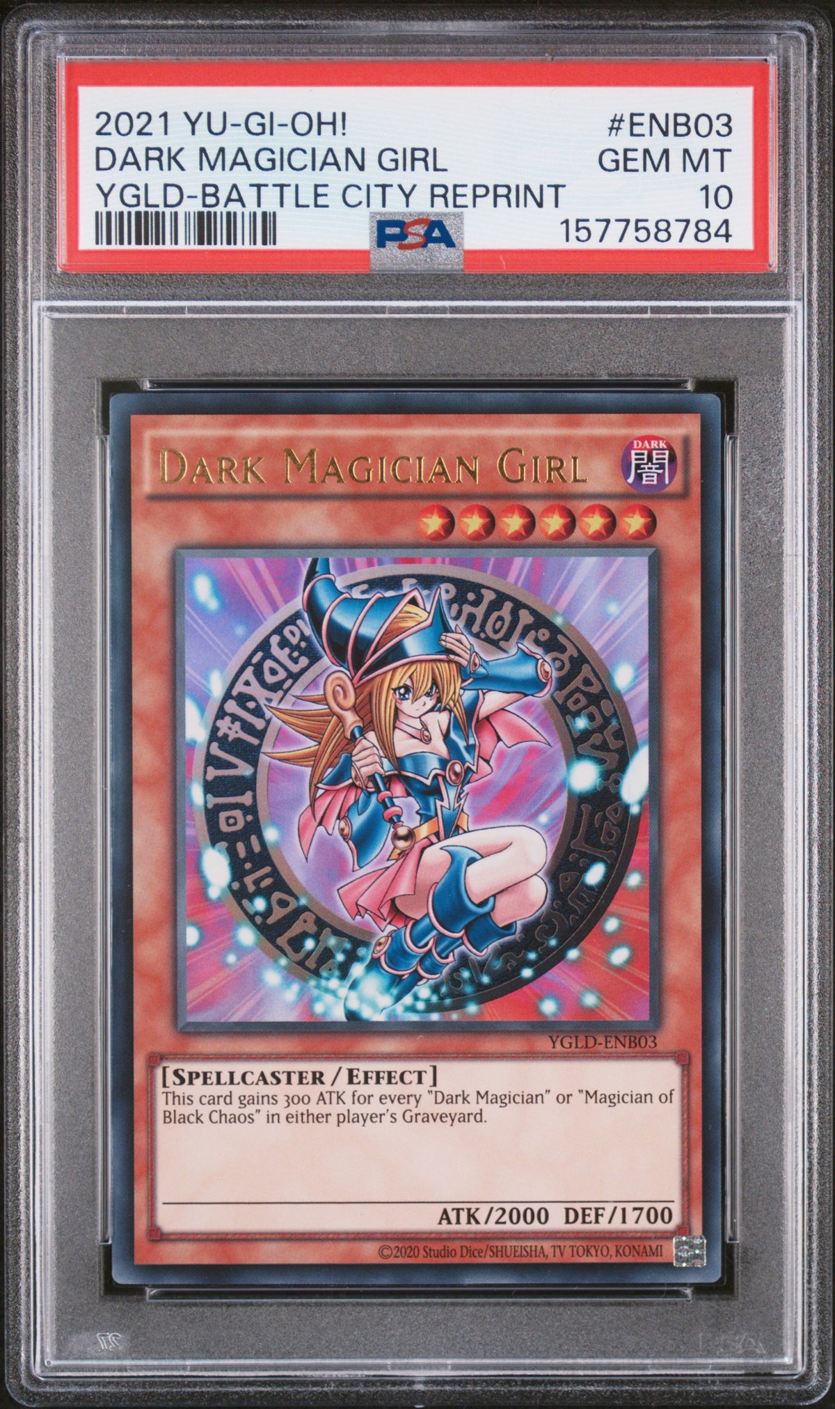Dark Magician Girl — PSA 10