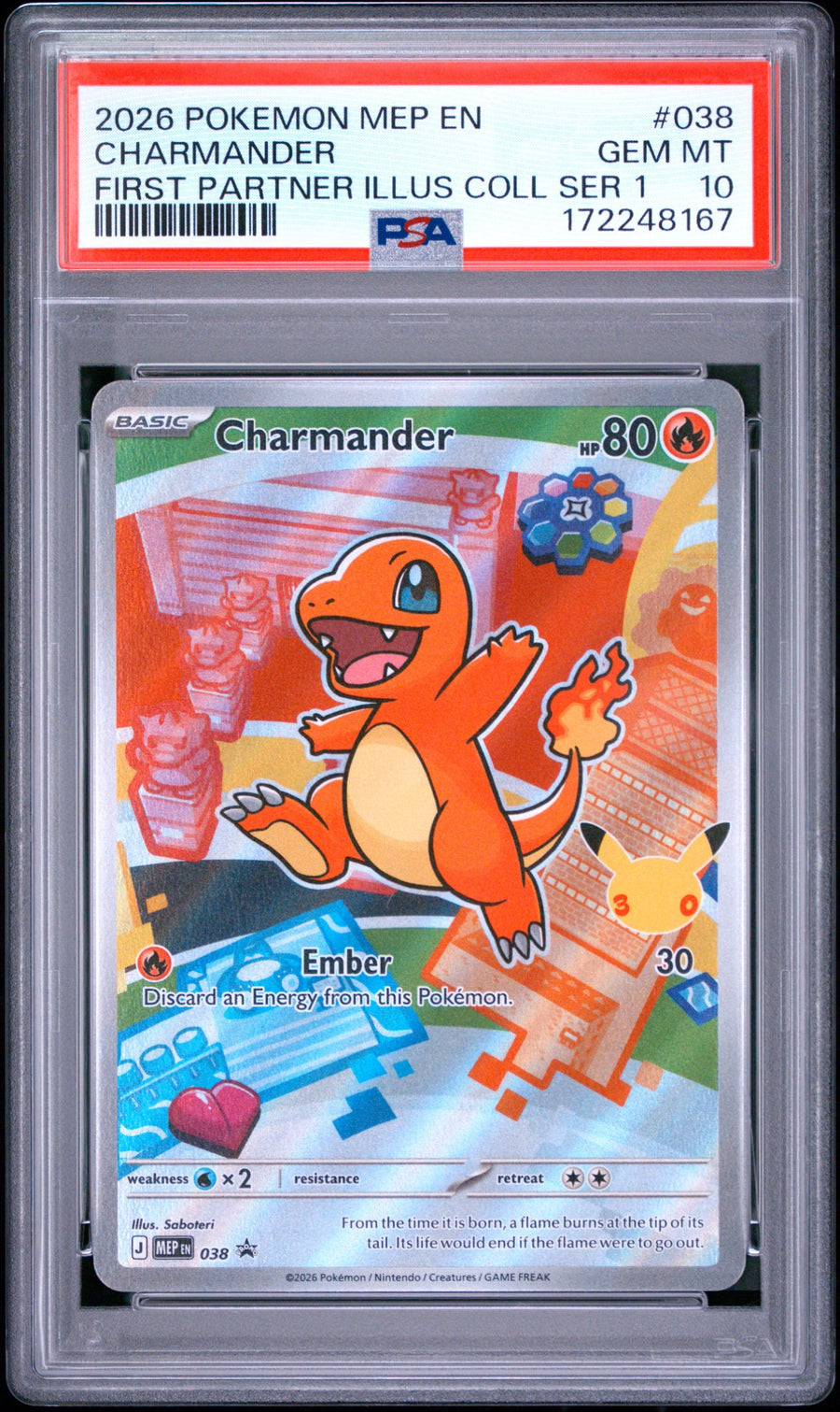 Charmander 038 PSA 10