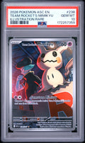 Team Rocket's Mimikyu 238/217 PSA 10 front