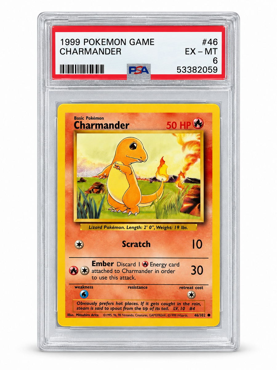 Charmander 46/102 PSA 6