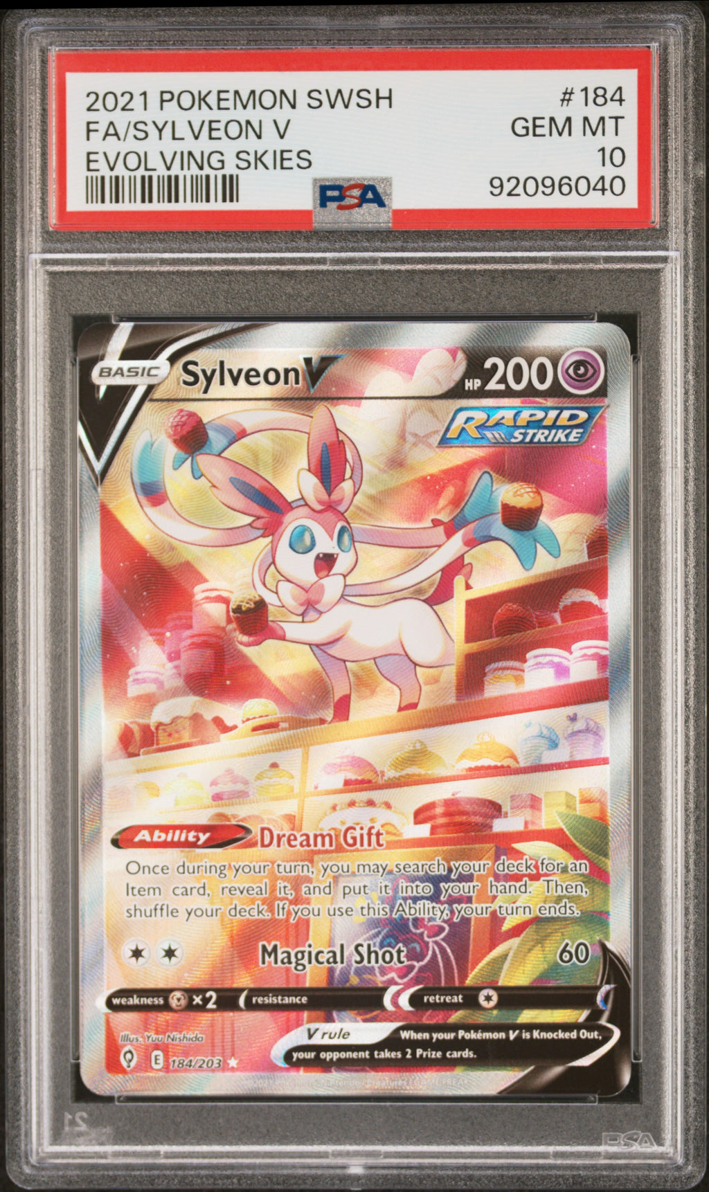 Sylveon V — PSA 10