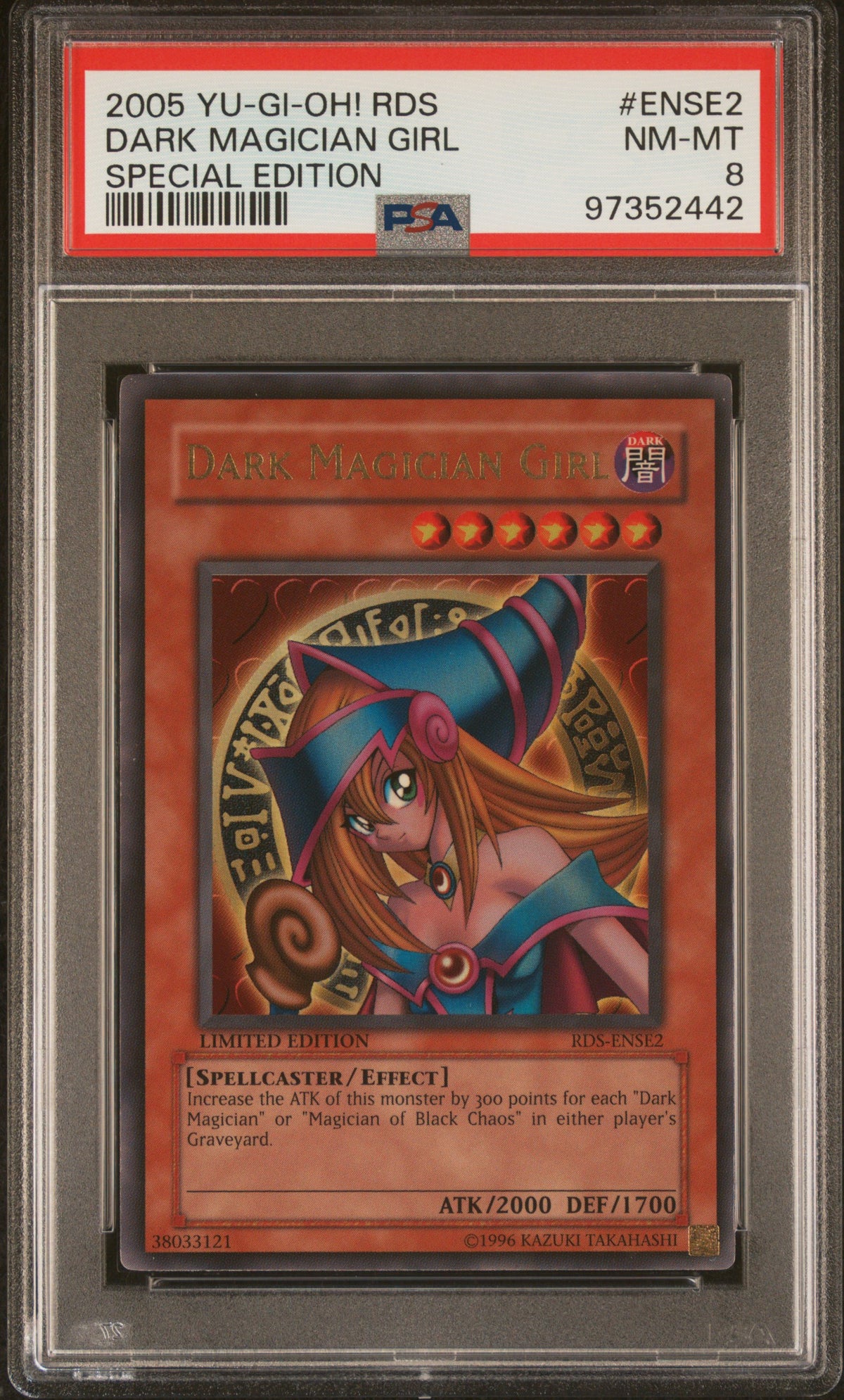 Dark Magician Girl — PSA 8