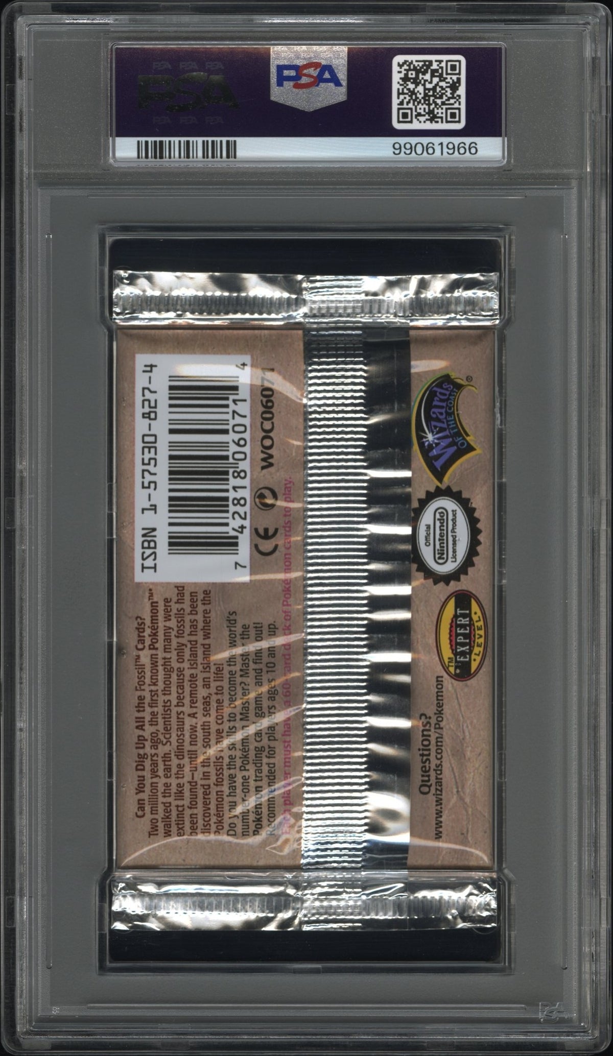 1999 Fossil Aerodactyl Booster Pack PSA 10