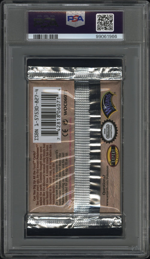 1999 Fossil Aerodactyl Booster Pack PSA 10