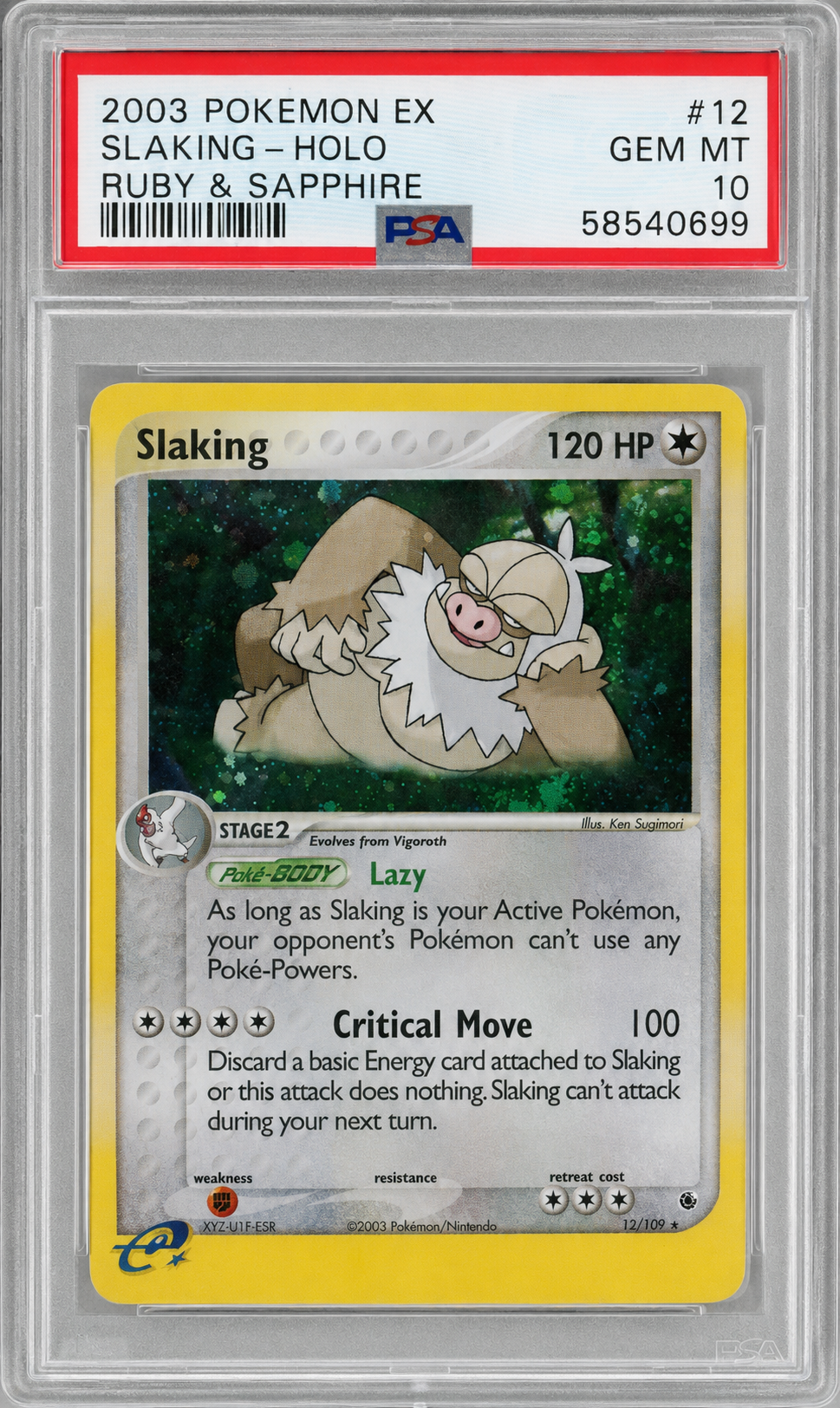 Slaking Holo — PSA 10