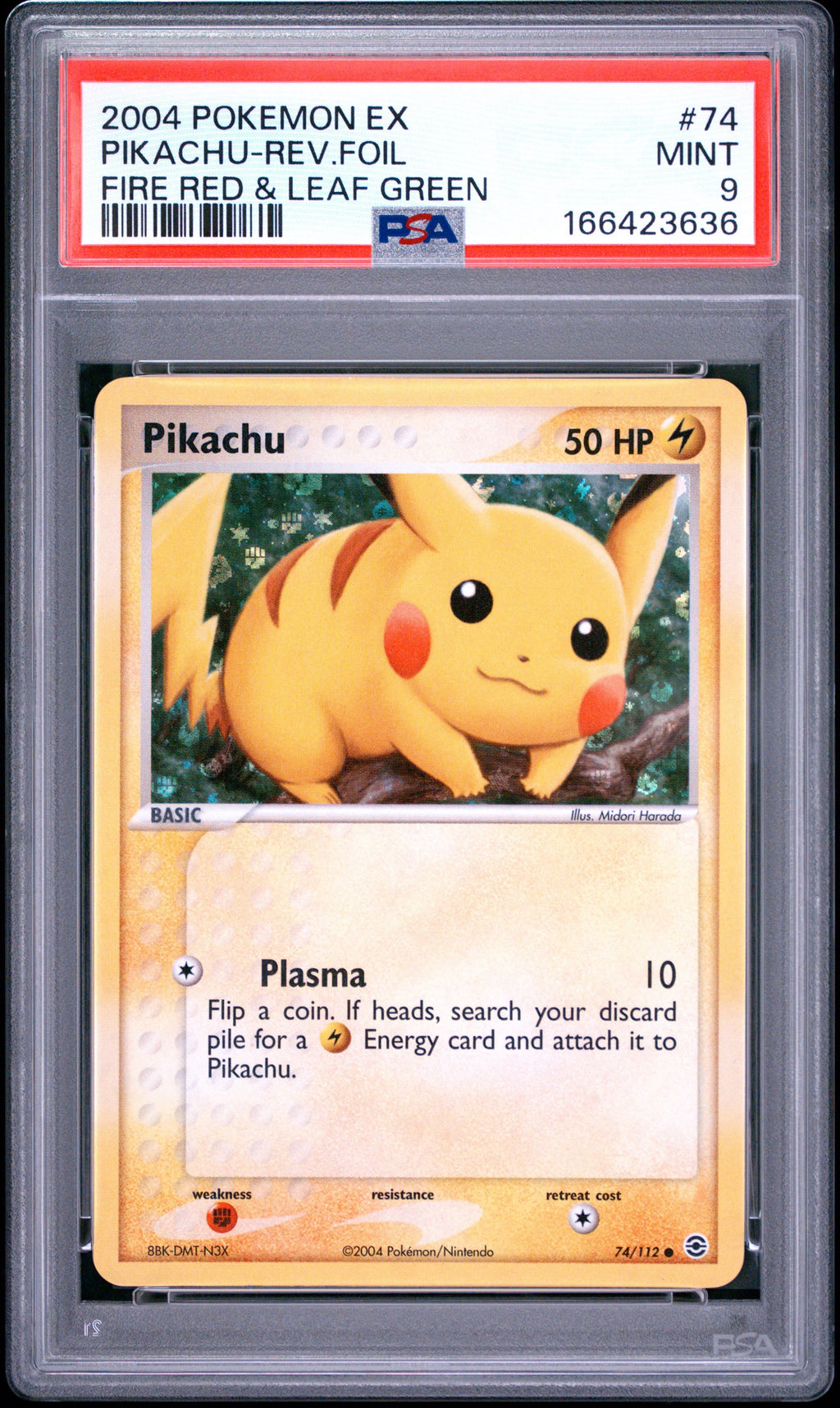 Pikachu FireRed & LeafGreen - PSA 9
