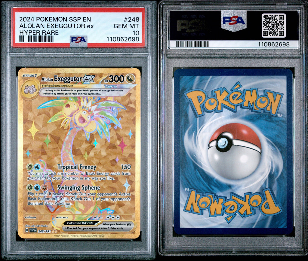 Alolan Exeggutor Ex PSA 10
