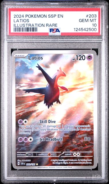 Latios Illustration Rare PSA 10