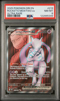 Rocket’s Mewtwo ex PSA 8