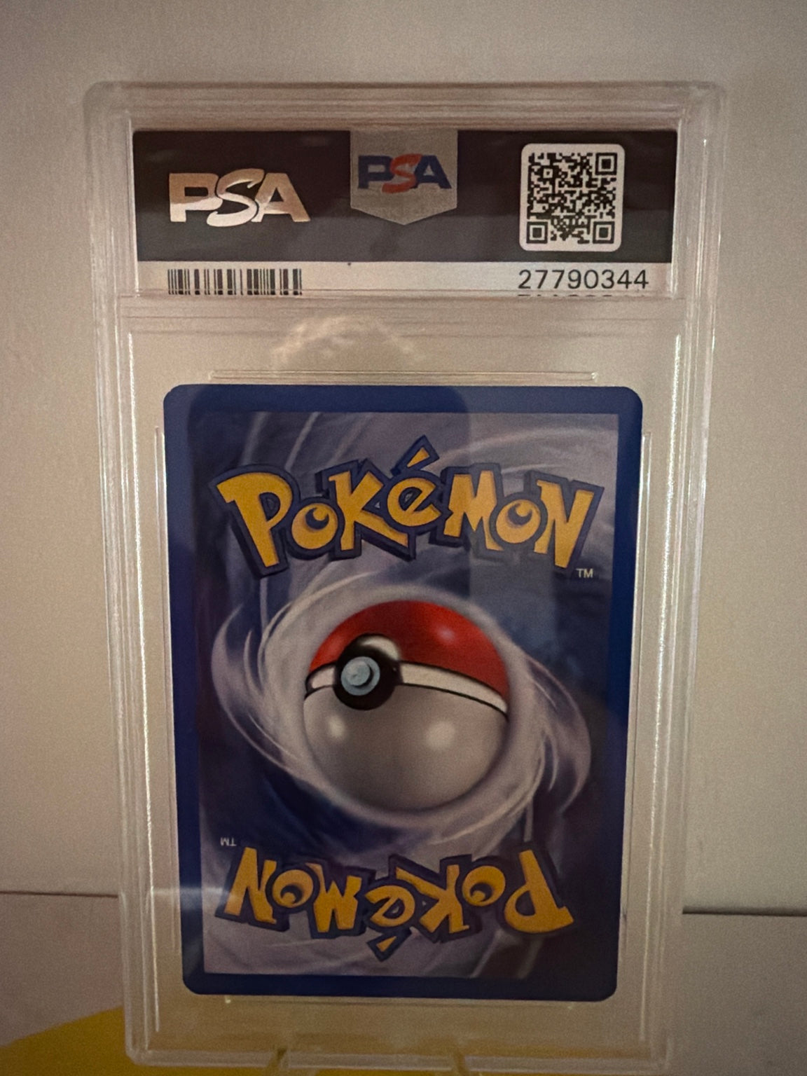 2000 Pokemon Gym Challenge Giovanni's Machamp Holo PSA 10 back