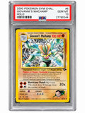 2000 Pokemon Gym Challenge Giovanni's Machamp Holo PSA 10 front