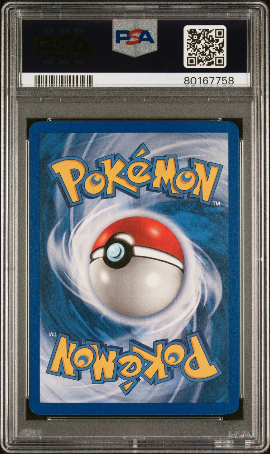 2002 Pokemon Expedition Poliwrath Reverse Foil 24 PSA 9 back