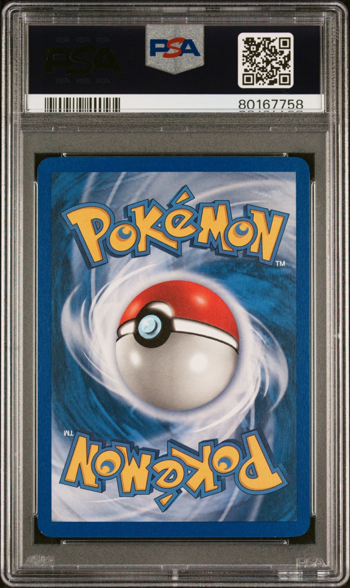 2002 Pokemon Expedition Poliwrath Reverse Foil 24 PSA 9 back