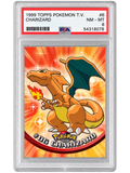 1999 Topps Pokemon T.V. Charizard #6 PSA 8 front