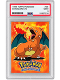 1999 Topps Pokemon Charizard #6 PSA 9 front